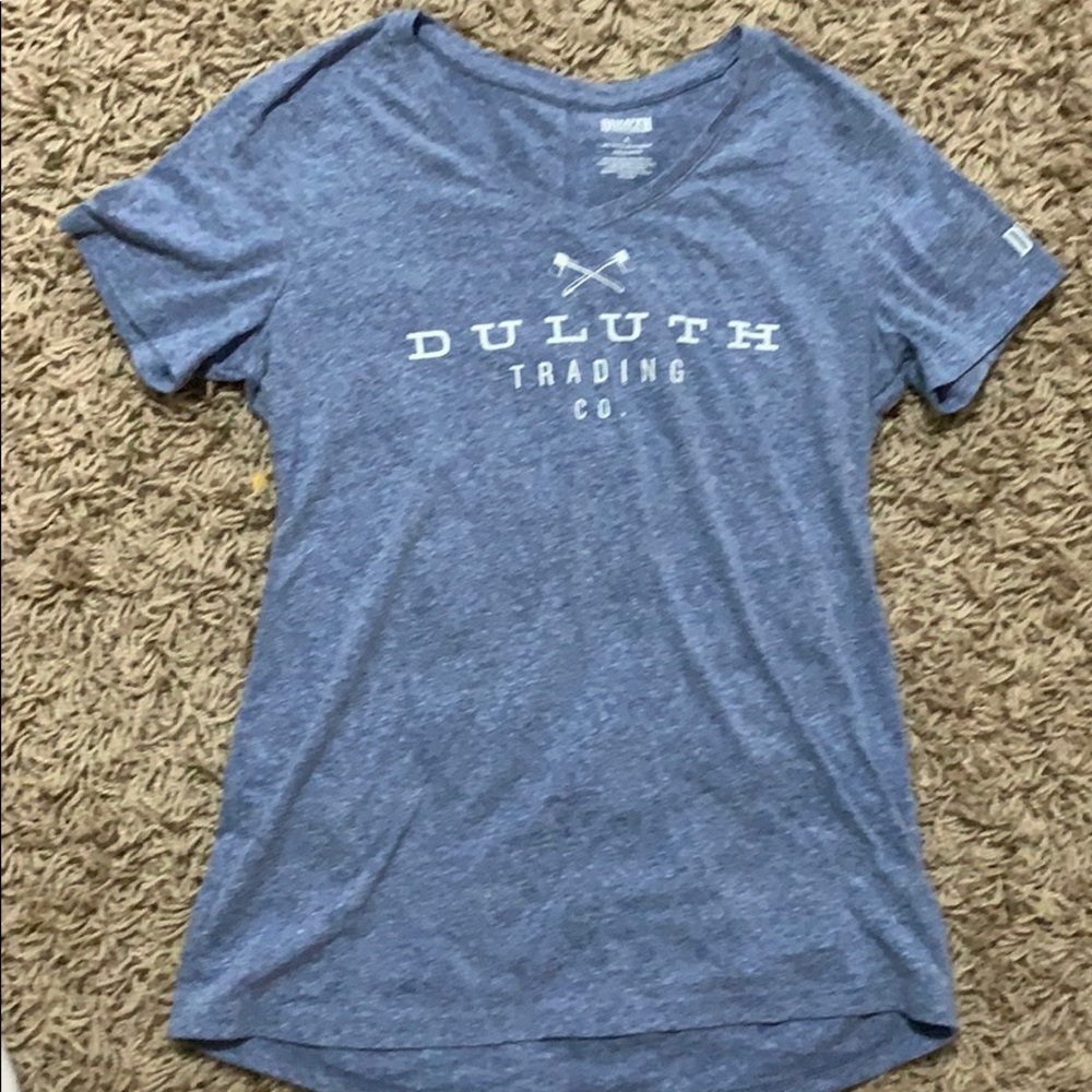 🥳5/$20🥳 Duluth Trading Company logo tee